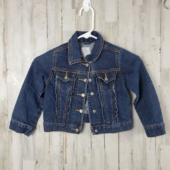 Children's Place Denim Jean Jacket Blue Size 4T - Picture 1 of 8